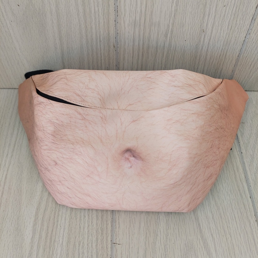Fanny Pack‎ Fat Belly Human Body Torso Print Waist Bag Novelty Gag Gift